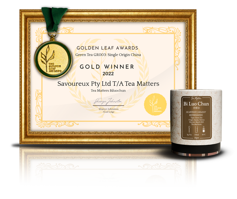golden leaf awards loose leaf tea gold medal